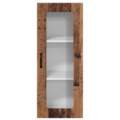 Küchenschrank mit Regal Altholz 40 x 31 x 100 cm Holzwerkstoff