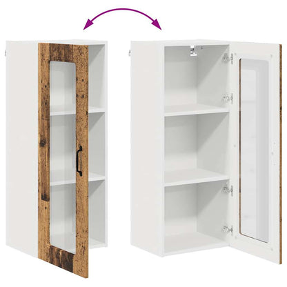 Küchenschrank mit Regal Altholz 40 x 31 x 100 cm Holzwerkstoff