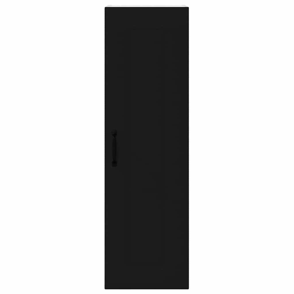 Küchenschrank mit Regal Schwarz 30 x 31 x 100 cm Holzwerkstoff