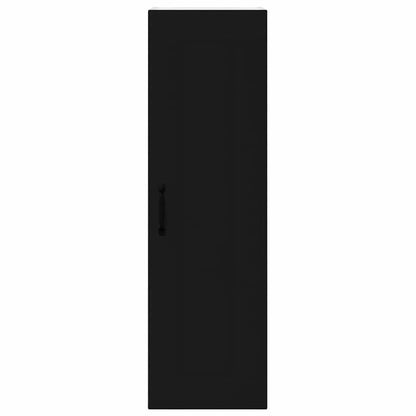 Küchenschrank mit Regal Schwarz 30 x 31 x 100 cm Holzwerkstoff