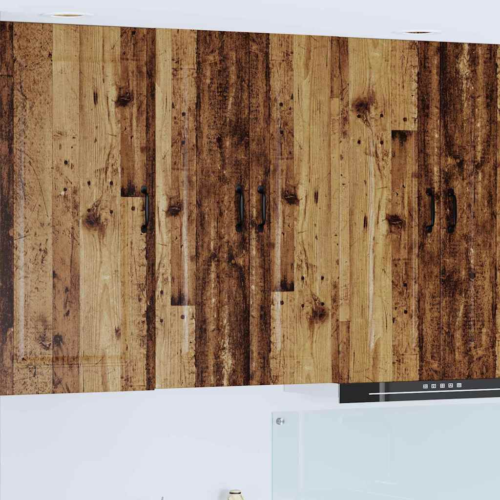 Küchenschrank mit Regal Altholz 60 x 31 x 100 cm Holzwerkstoff