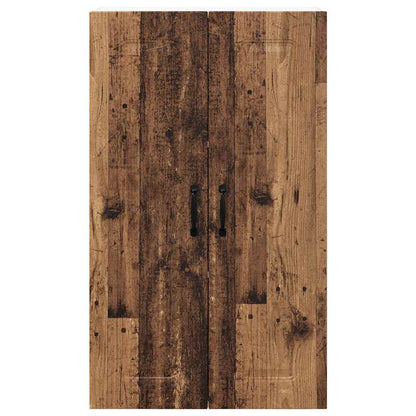 Küchenschrank mit Regal Altholz 60 x 31 x 100 cm Holzwerkstoff