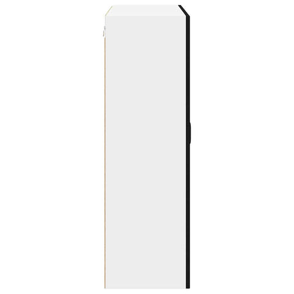 Küchenschrank mit Regal Schwarz 80 x 31 x 100 cm Holzwerkstoff