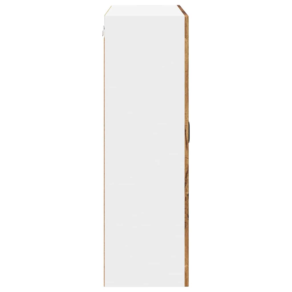 Küchenschrank mit Regal Altholz 80 x 31 x 100 cm Holzwerkstoff