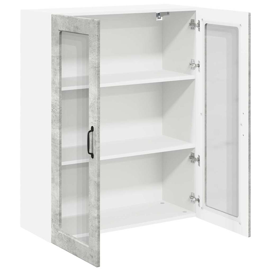 Küchenschrank Beton Grau 80 x 31 x 100 cm Holzwerkstoff