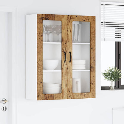 Küchenschrank mit Regal Altholz 80 x 31 x 100 cm Holzwerkstoff