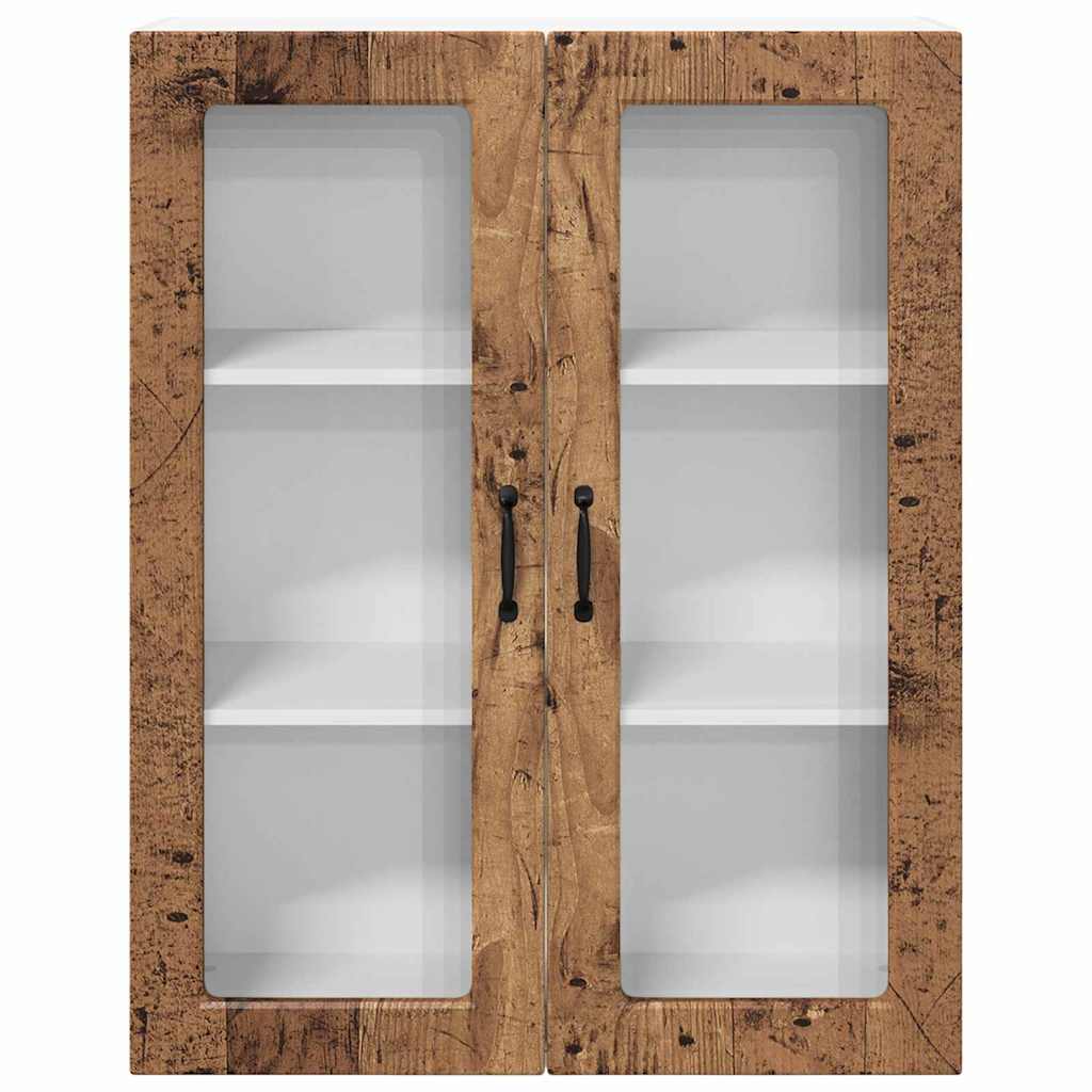 Küchenschrank mit Regal Altholz 80 x 31 x 100 cm Holzwerkstoff