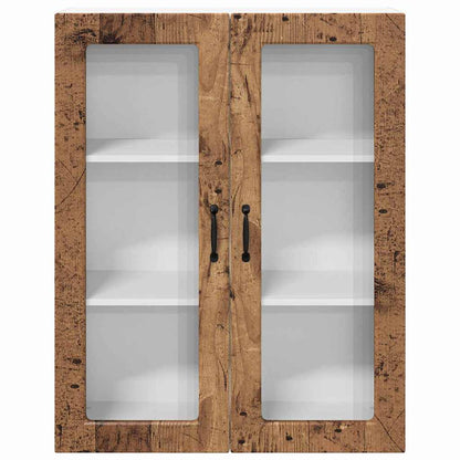 Küchenschrank mit Regal Altholz 80 x 31 x 100 cm Holzwerkstoff