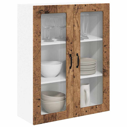Küchenschrank mit Regal Altholz 80 x 31 x 100 cm Holzwerkstoff