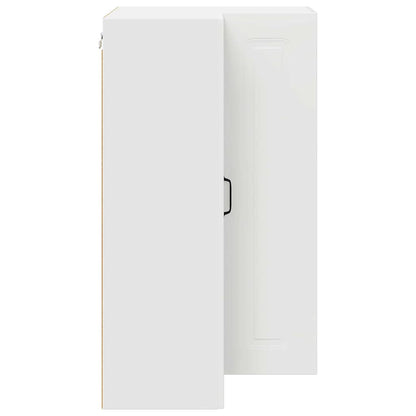 Küchenschrank mit Regal Weiß 57 x 57 x 100 cm Holzwerkstoff