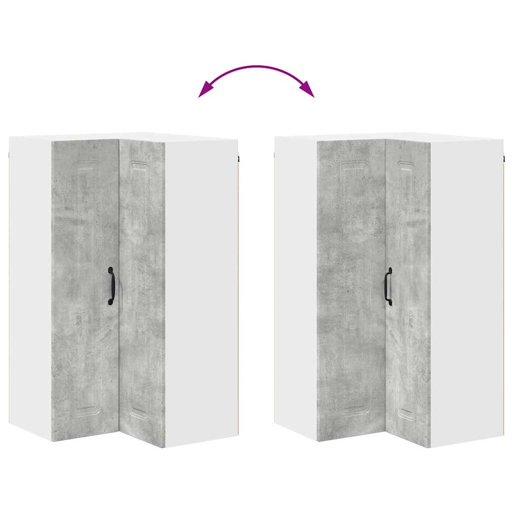 Küchenschrank Beton Grau 57 x 57 x 100 cm Holzwerkstoff