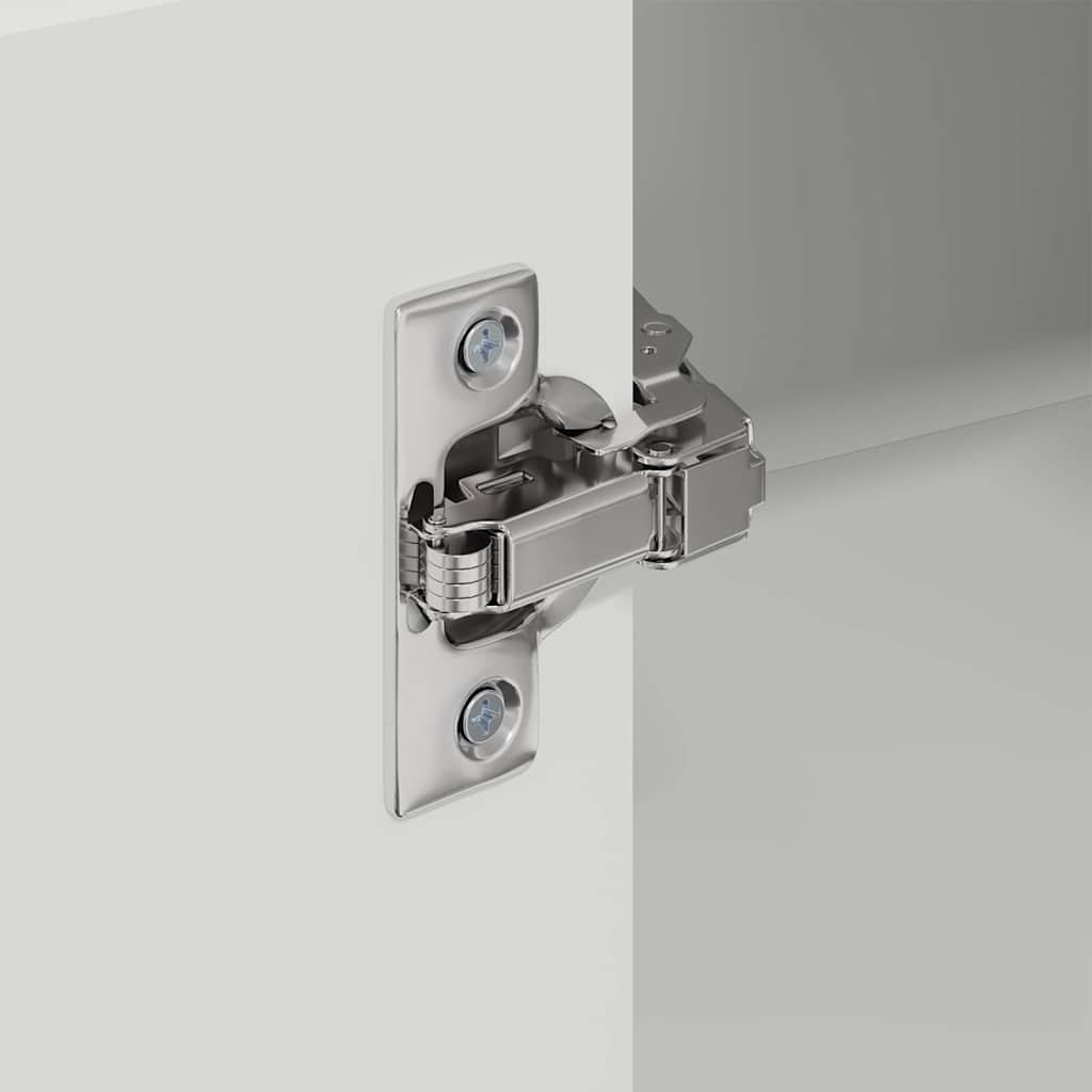 Küchenschrank Hochglanz Weiß 57 x 57 x 100 cm Holzwerkstoff