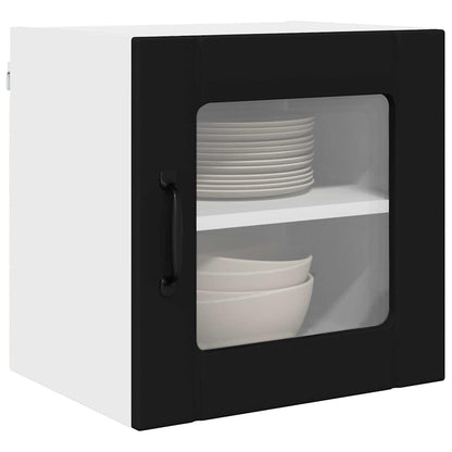 Küchenschrank 2 pcs Schwarz 40 x 31 x 40 cm Holzwerkstoff