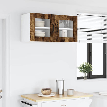 Küchenschrank 2 pcs Geräucherte Eiche 40 x 31 x 40 cm