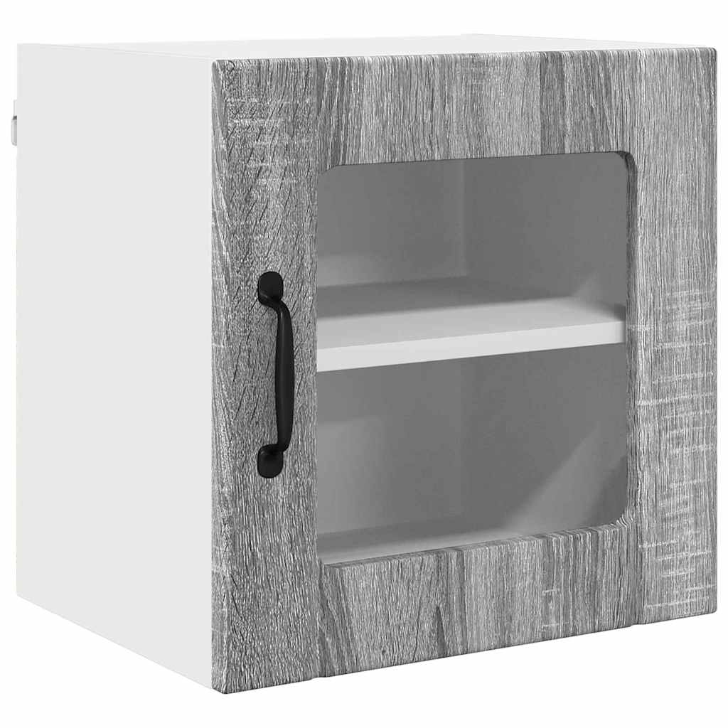 Küchenschrank 2 pcs Graues Sonoma 40 x 31 x 40 cm Holzwerkstoff