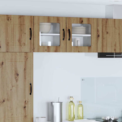 Küchenschrank 2 pcs Artisan-Eiche 40 x 31 x 40 cm Holzwerkstoff