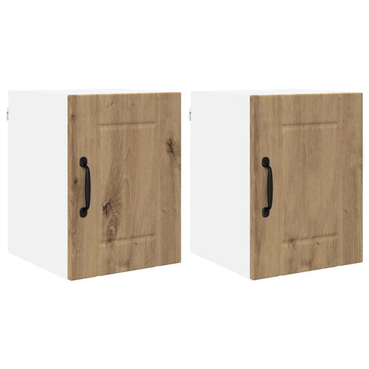 Küchenschrank 2 pcs Artisan-Eiche 30 x 31 x 40 cm Holzwerkstoff