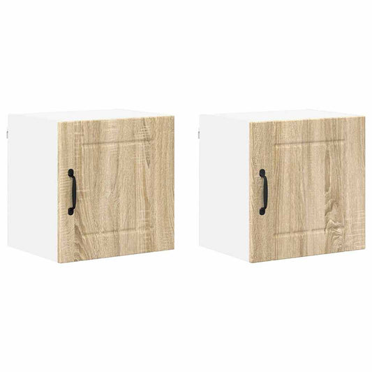 Küchenschrank 2 pcs Sonoma-Eiche 40 x 31 x 40 cm Holzwerkstoff