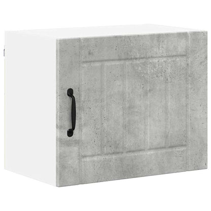 Küchenschrank 2 pcs Beton Grau 50 x 31 x 40 cm Holzwerkstoff
