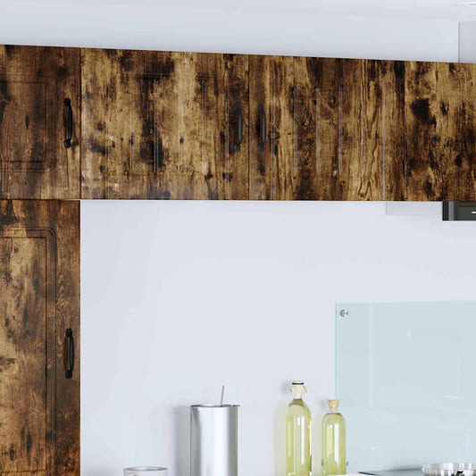 Küchenschrank 2 pcs Geräucherte Eiche 50 x 31 x 40 cm