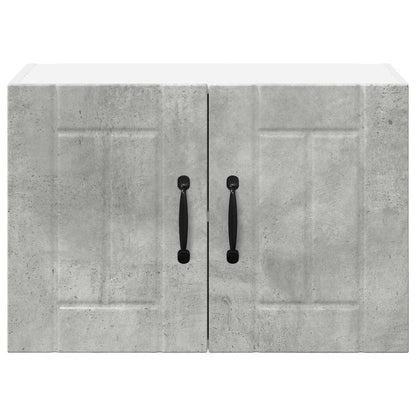 Küchenwandschränke mit Tür 2 pcs Beton Grau 60 x 31 x 40 cm