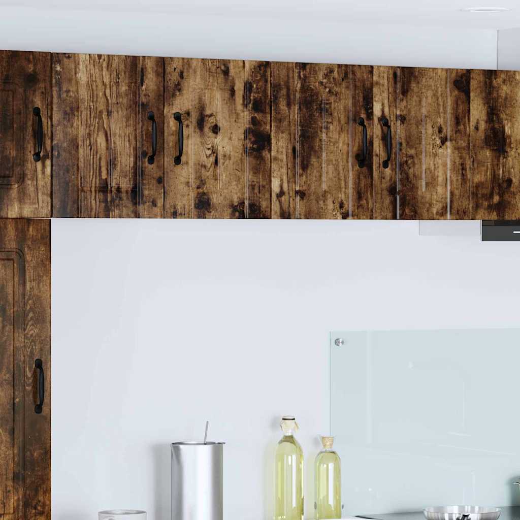 Küchenwandschränke 2 pcs Geräucherte Eiche 60 x 31 x 40 cm