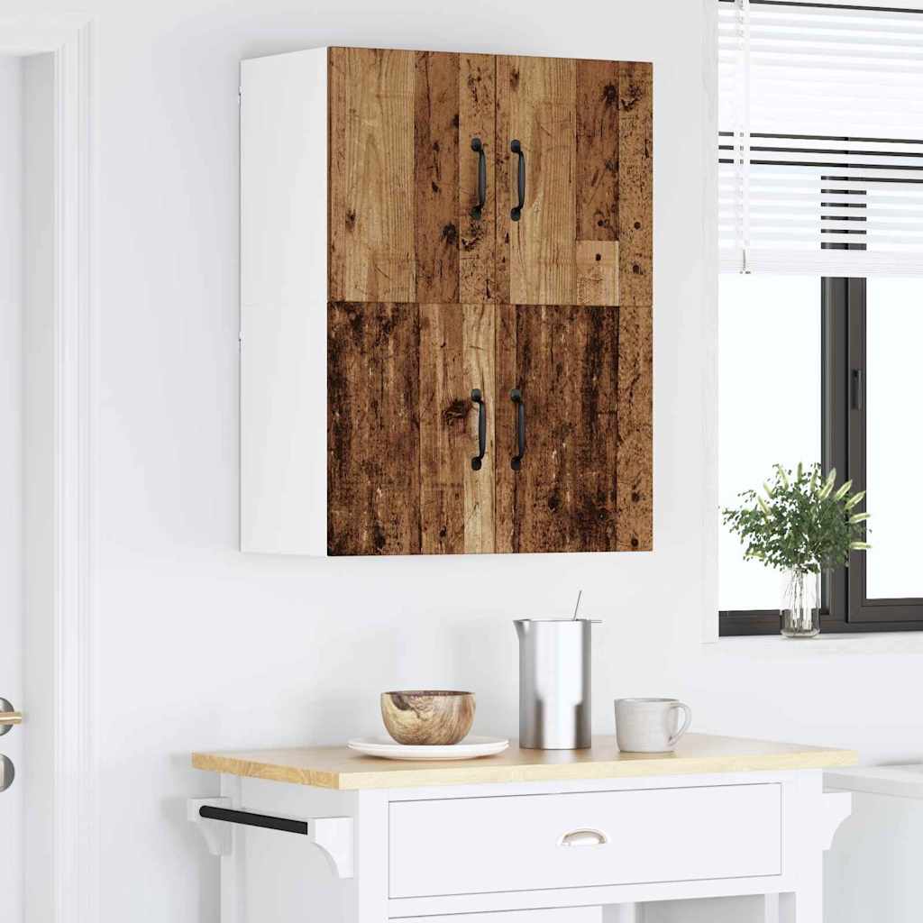 Küchenwandschrank mit Tür Altholz 60 x 31 x 40 cm Holzwerkstoff