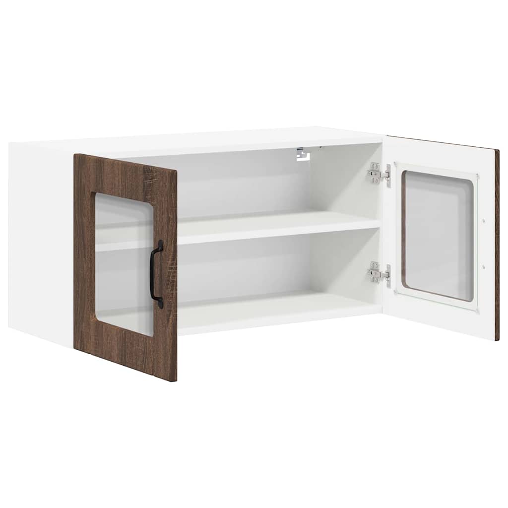 Küchenschrank Braun Eichen-Optik 80 x 31 x 40 cm Holzwerkstoff