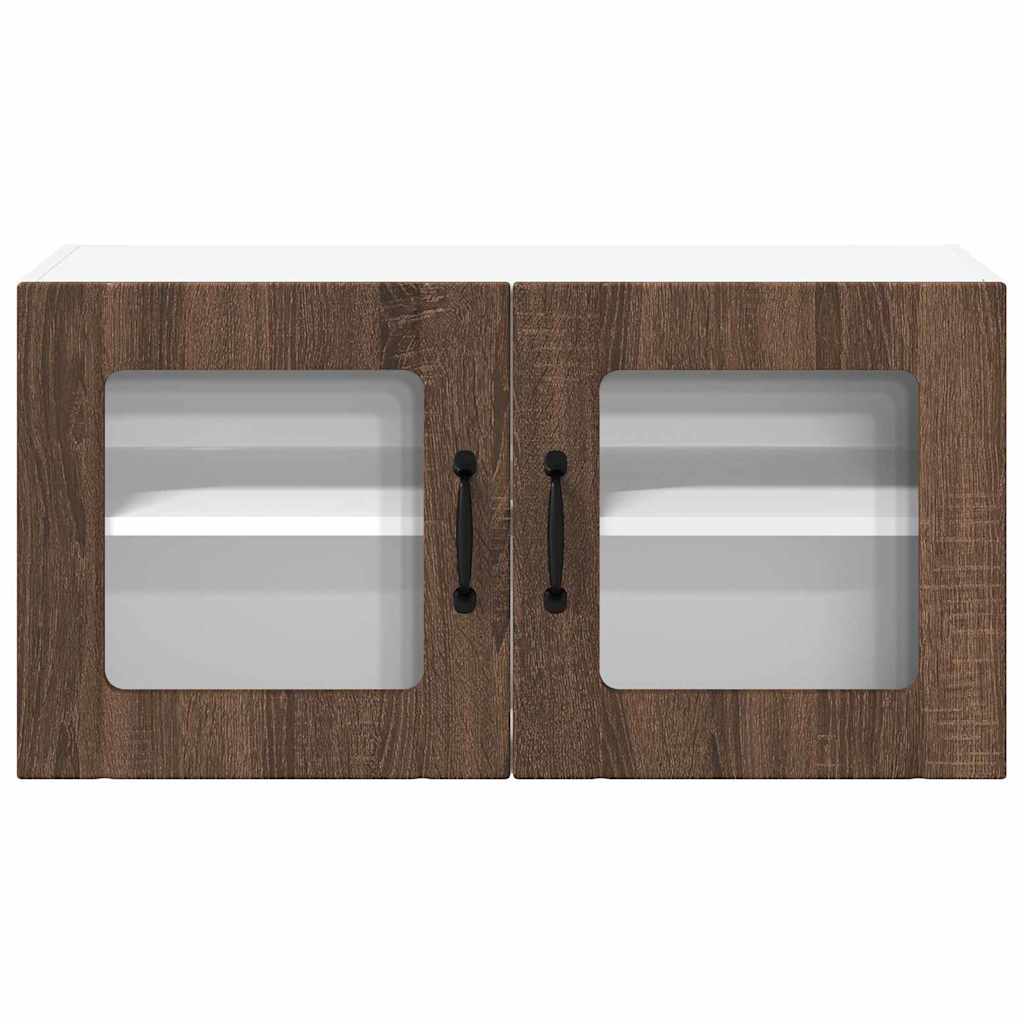 Küchenschrank Braun Eichen-Optik 80 x 31 x 40 cm Holzwerkstoff