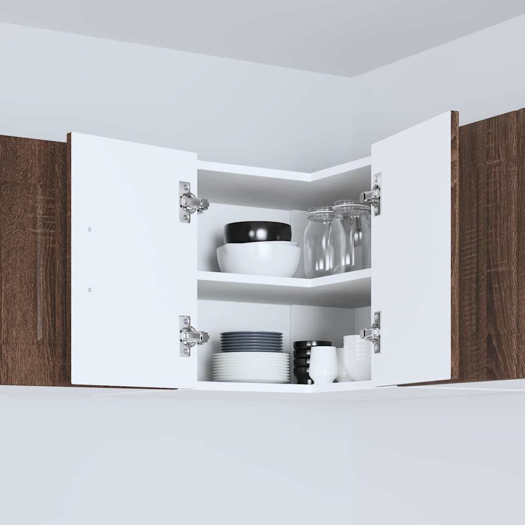 Küchenschrank Braun Eichen-Optik 57 x 57 x 40 cm Holzwerkstoff