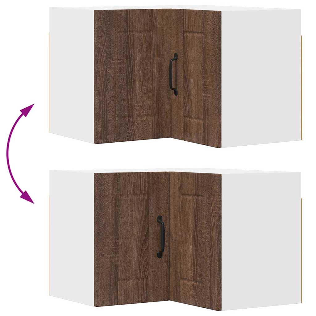 Küchenschrank Braun Eichen-Optik 57 x 57 x 40 cm Holzwerkstoff