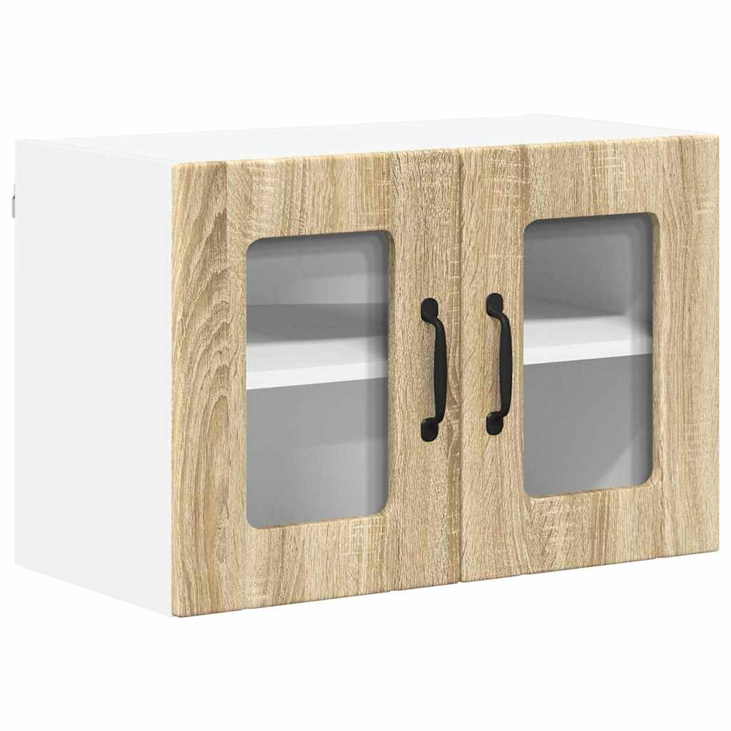 Küchenschrank 2 pcs Sonoma-Eiche 60 x 31 x 40 cm Holzwerkstoff