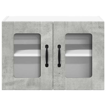 Küchenschrank 2 pcs Beton Grau 60 x 31 x 40 cm Holzwerkstoff