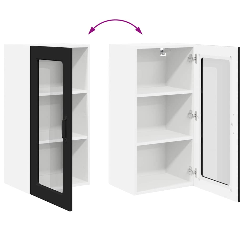 Küchenschrank Schwarz 40 x 31 x 80 cm Holzwerkstoff