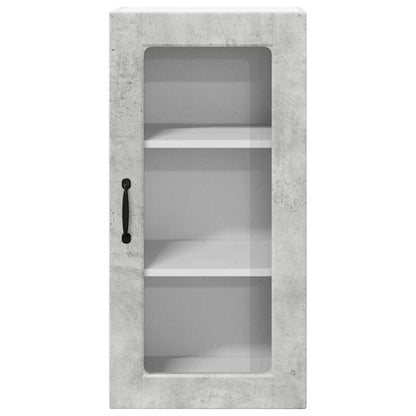 Küchenschrank 2 pcs Beton Grau 40 x 31 x 80 cm Holzwerkstoff