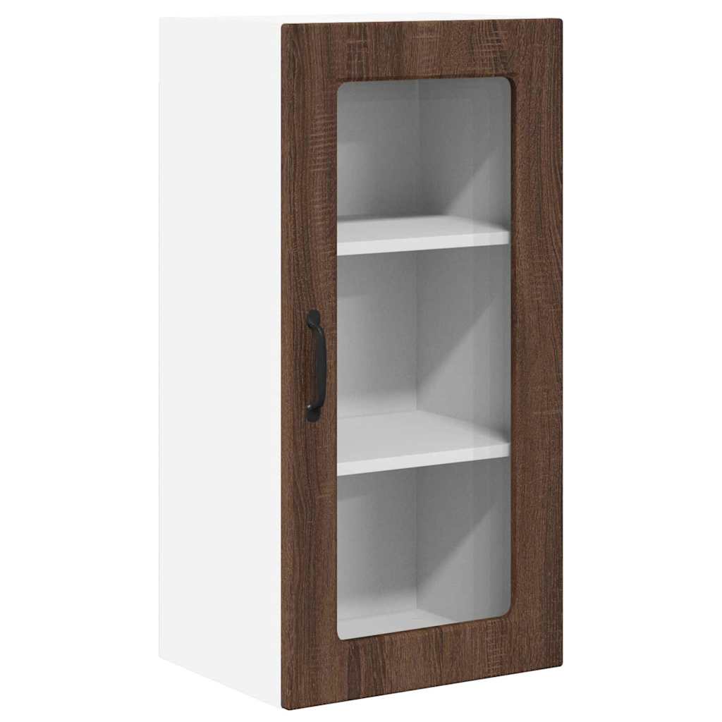 Küchenschrank Braun Eichen-Optik 40 x 31 x 80 cm Holzwerkstoff