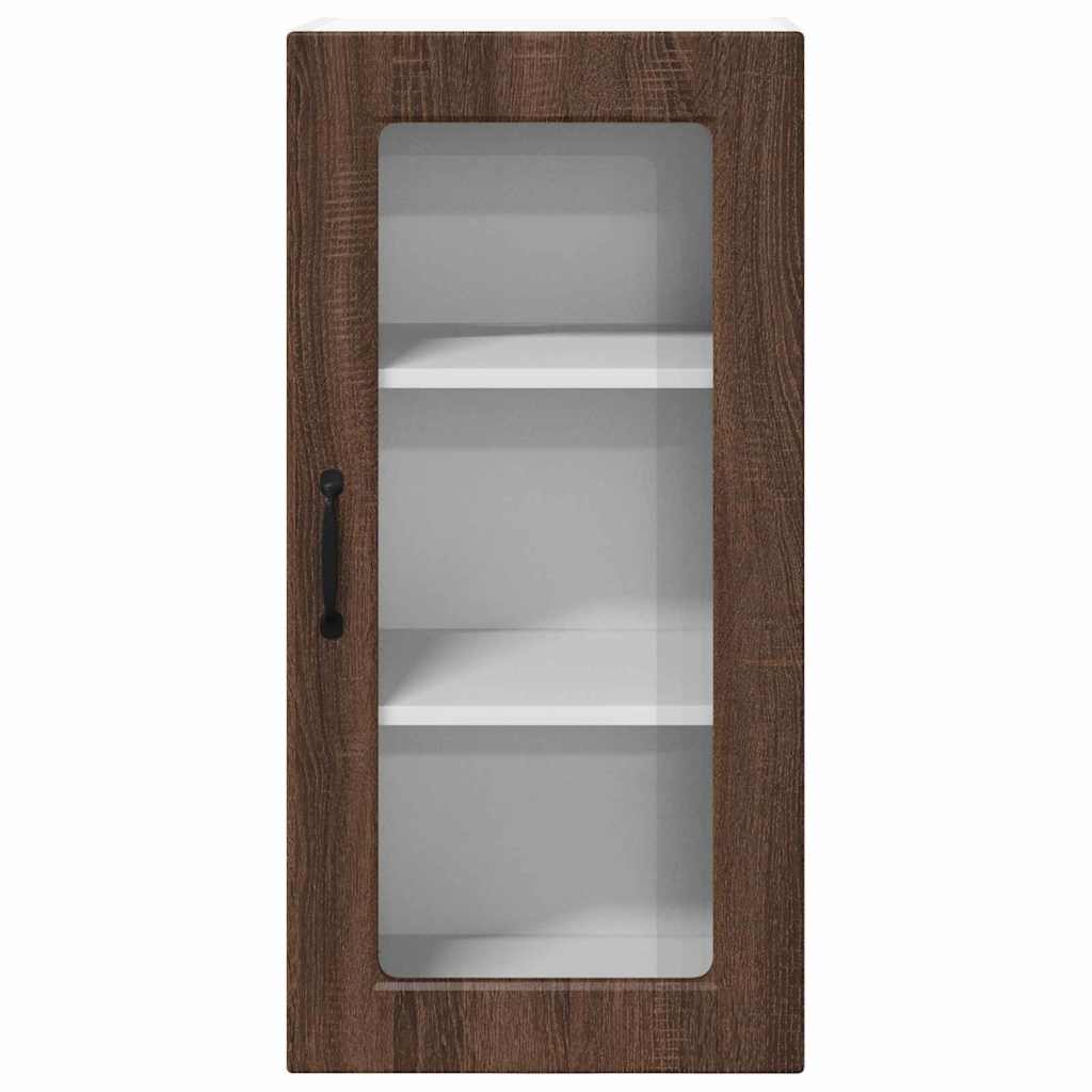 Küchenschrank Braun Eichen-Optik 40 x 31 x 80 cm Holzwerkstoff
