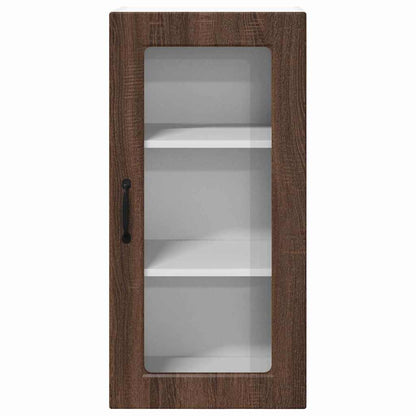 Küchenschrank Braun Eichen-Optik 40 x 31 x 80 cm Holzwerkstoff