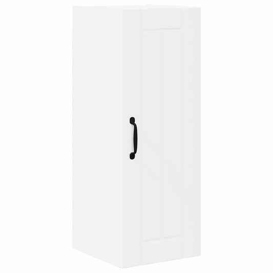 Küchenwandschrank mit Tür Weiß 30 x 31 x 80 cm Holzwerkstoff