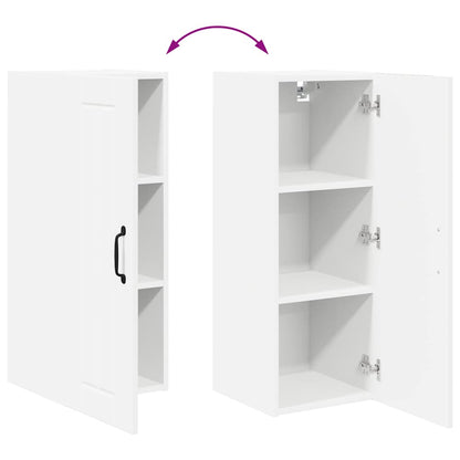 Küchenwandschrank mit Tür Weiß 30 x 31 x 80 cm Holzwerkstoff