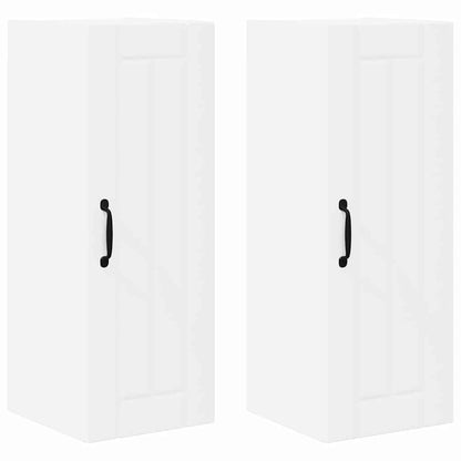 Küchenschrank 2 pcs Weiß 30 x 31 x 80 cm Holzwerkstoff