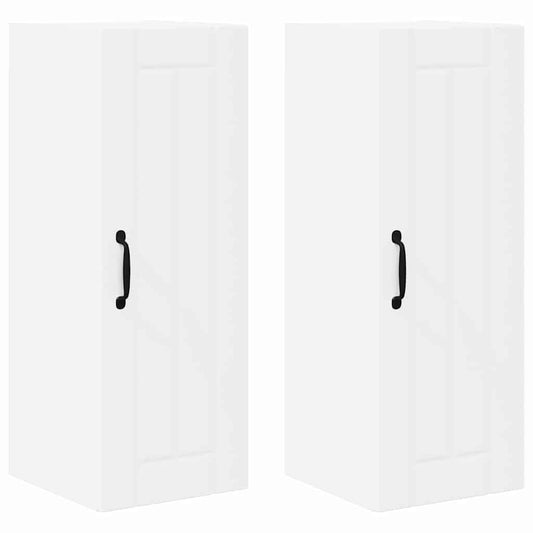 Küchenschrank 2 pcs Weiß 30 x 31 x 80 cm Holzwerkstoff