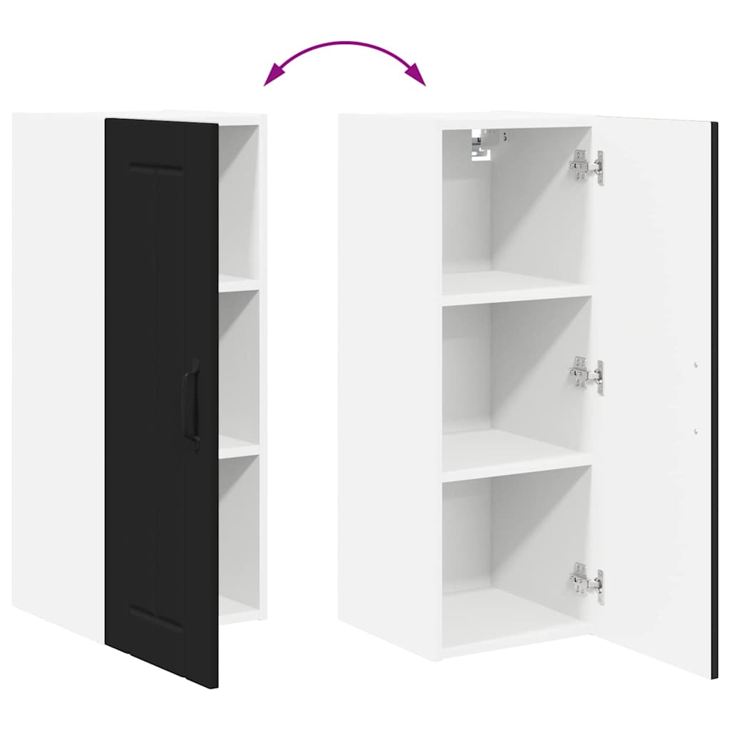 Küchenschrank Schwarz 30 x 31 x 80 cm Holzwerkstoff