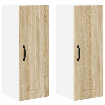 Küchenschrank 2 pcs Sonoma-Eiche 30 x 31 x 80 cm Holzwerkstoff