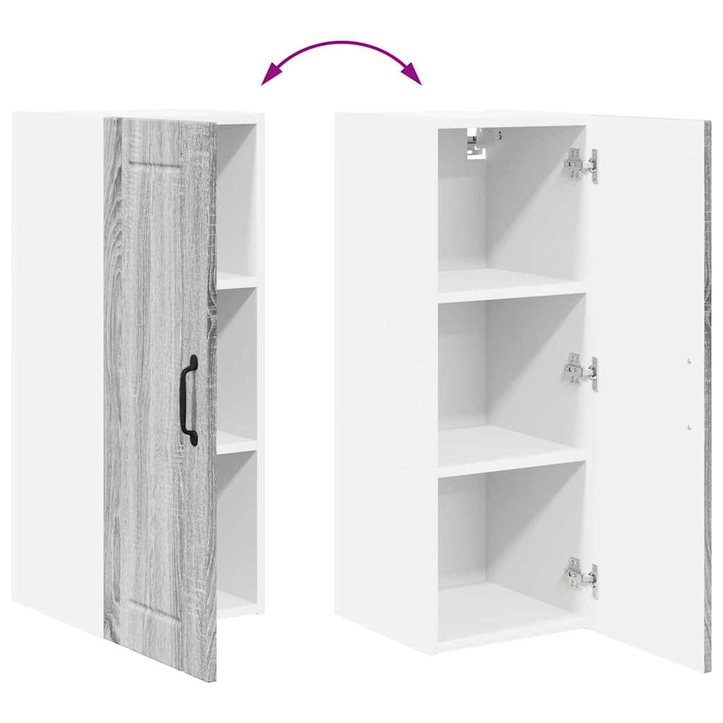 Küchenschrank Graues Sonoma 30 x 31 x 80 cm Holzwerkstoff