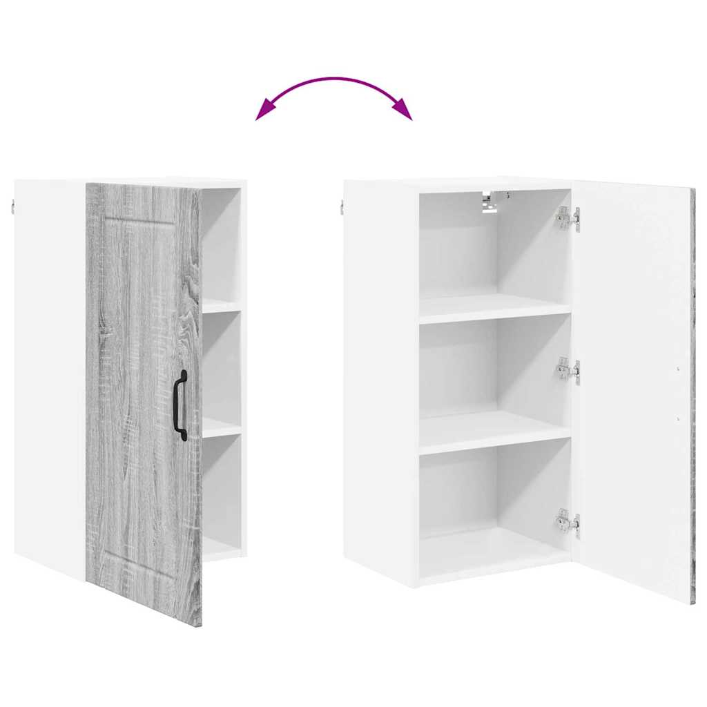 Küchenschrank Graues Sonoma 40 x 31 x 80 cm Holzwerkstoff