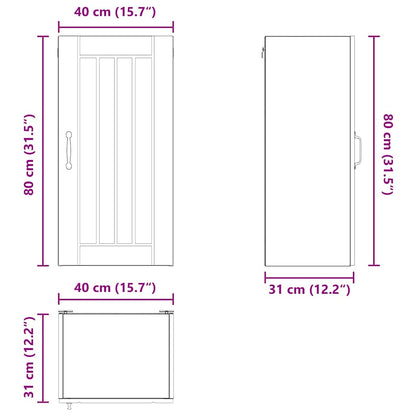 Küchenschrank Graues Sonoma 40 x 31 x 80 cm Holzwerkstoff
