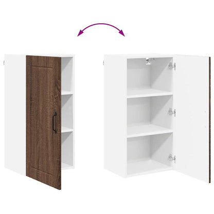 Küchenschrank Braun Eichen-Optik 40 x 31 x 80 cm Holzwerkstoff