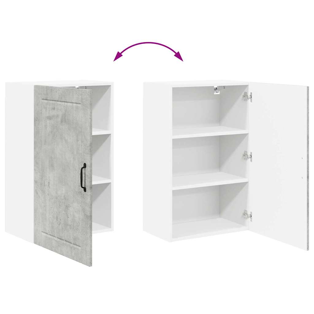 Küchenschrank Beton Grau 50 x 31 x 80 cm Holzwerkstoff