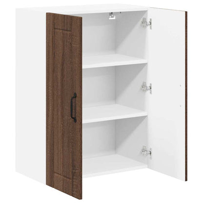 Küchenschrank Braun Eichen-Optik 60 x 31 x 80 cm Holzwerkstoff